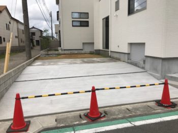 分譲住宅　外構工事ほぼ完了しました！