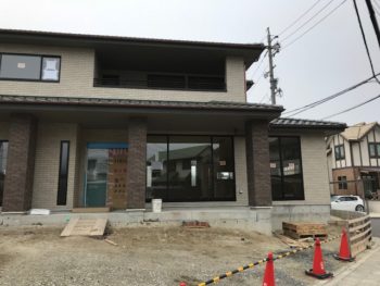 日進市フルオーダー注文住宅の足場が外れました！