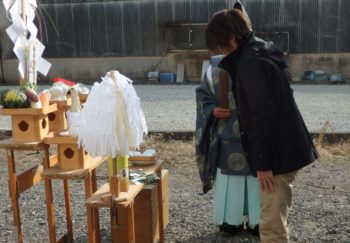 大治町三本木　地鎮祭