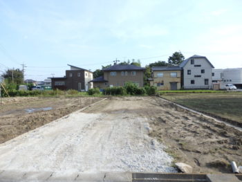 大治町住宅用地分譲　造成工事が進んでいます！